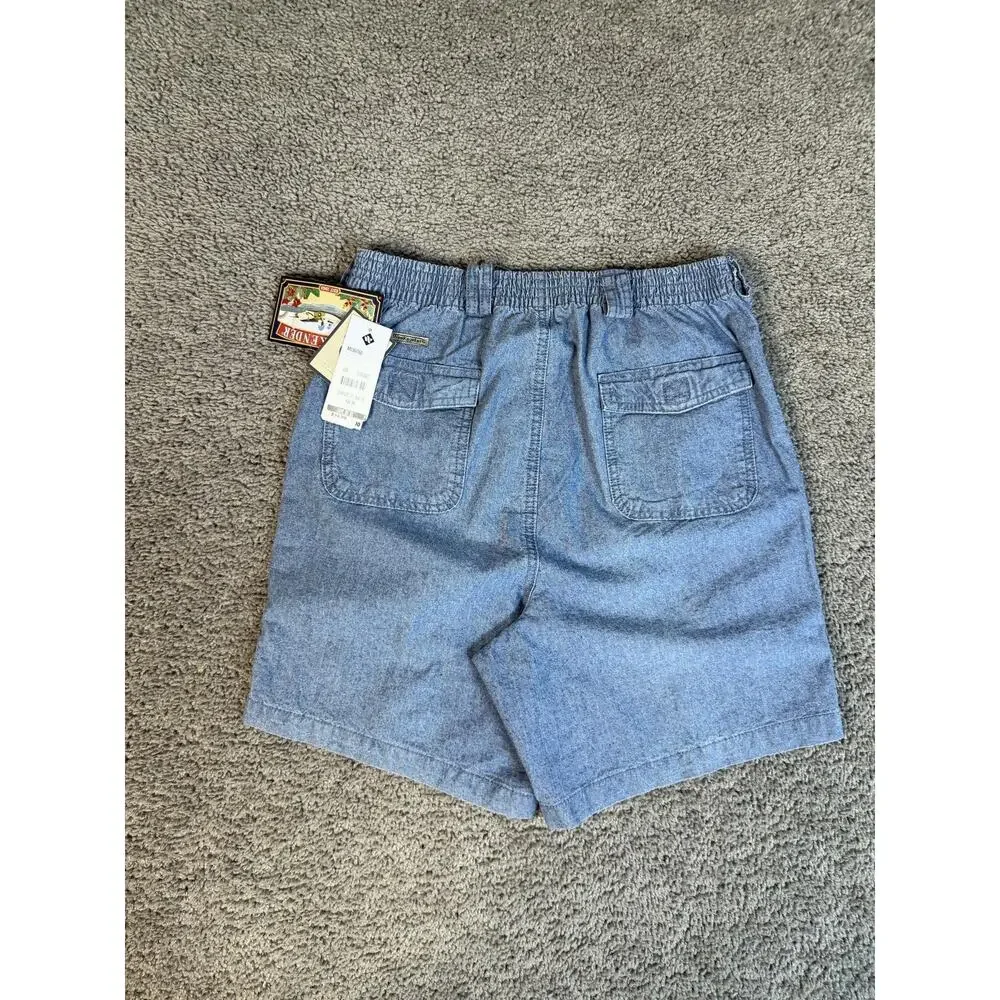 Weekender Shorts Mens 32 Blue Cargo Denim Cotton Relaxed 9 In Inseam Pockets